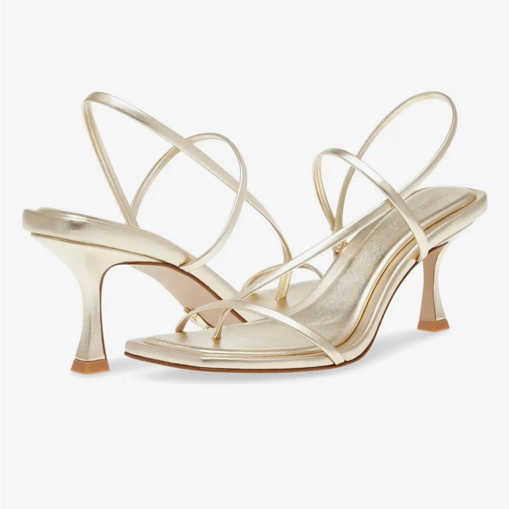 Steve Madden Locke Heels Champagne